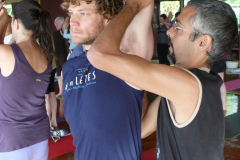 Gomukasana-adjustment